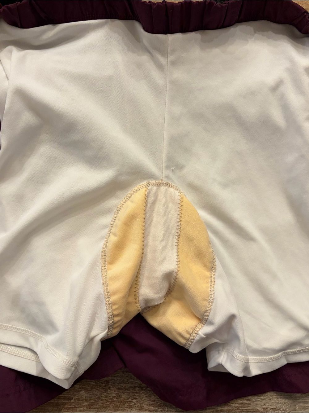 Performance Cycling Wear Bike Shorts Large Purple Padded Chamois Shell Y2K - Picture 15 of 16